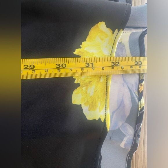 Acne Studios Big Flower Black  Mini Dress Size Small - Picture 11 of 16